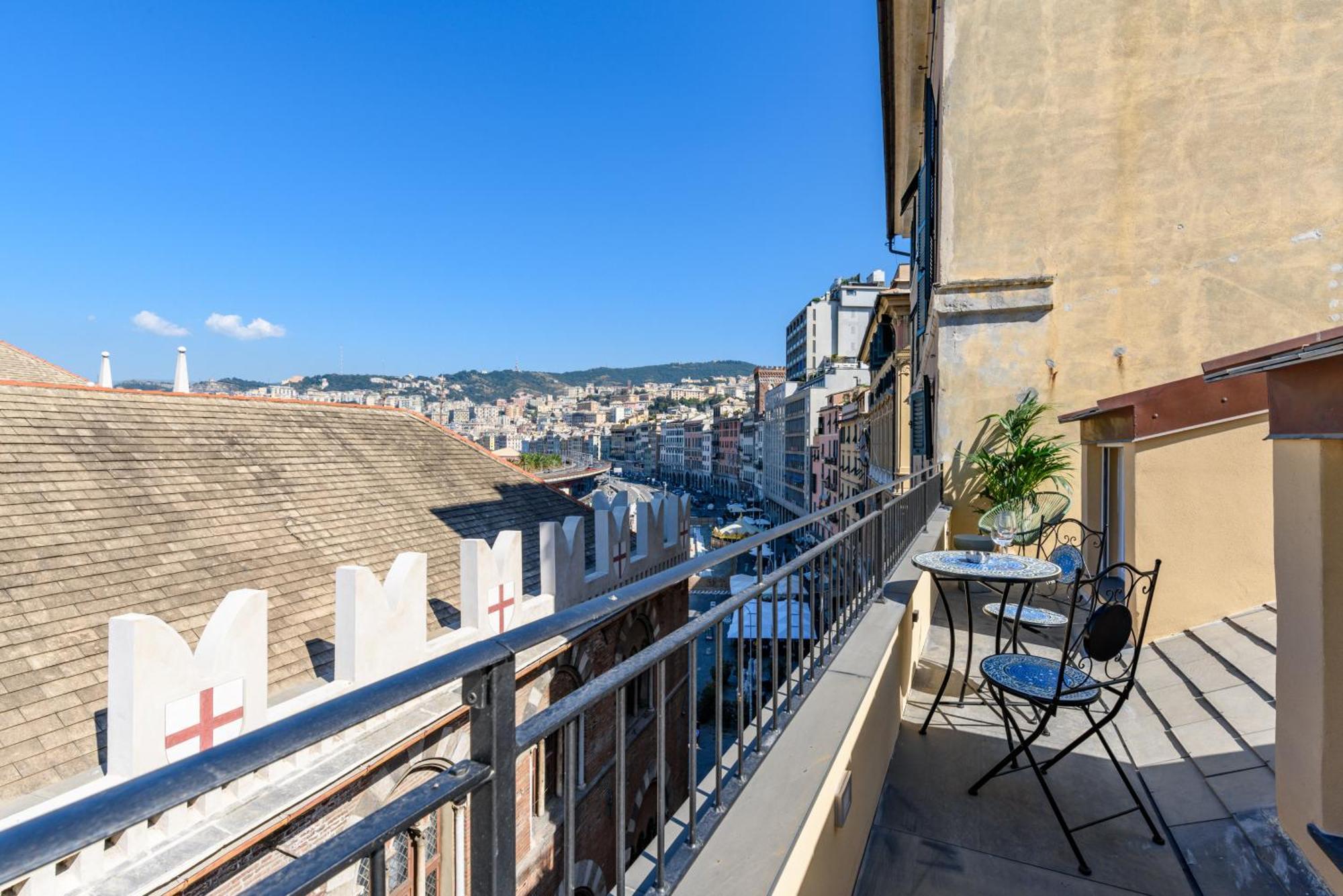 Appartamento Attico Di Lusso 5 Stelle Con Terrazzo San Giorgio Genova